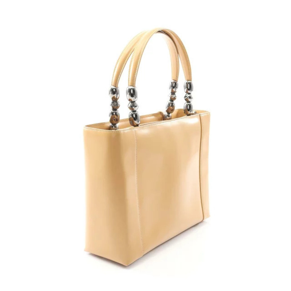 Dior Pearl Beige Maris Leather Handbag Tan
